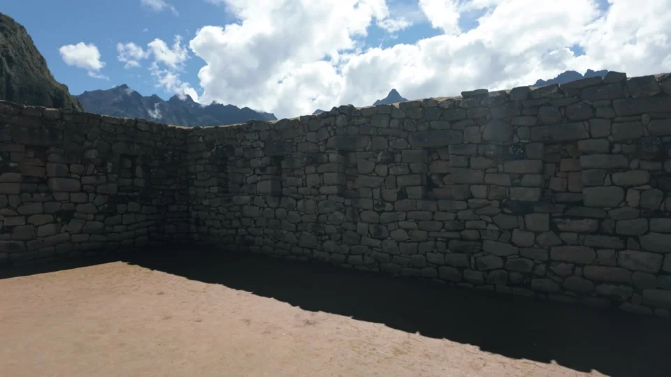 Inside what would have been the Inca king's house, Machu Picchu