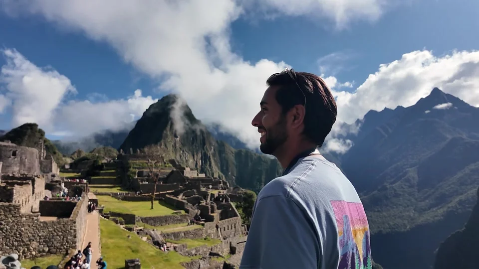 Machu Picchu citadel from the classic viewpoint