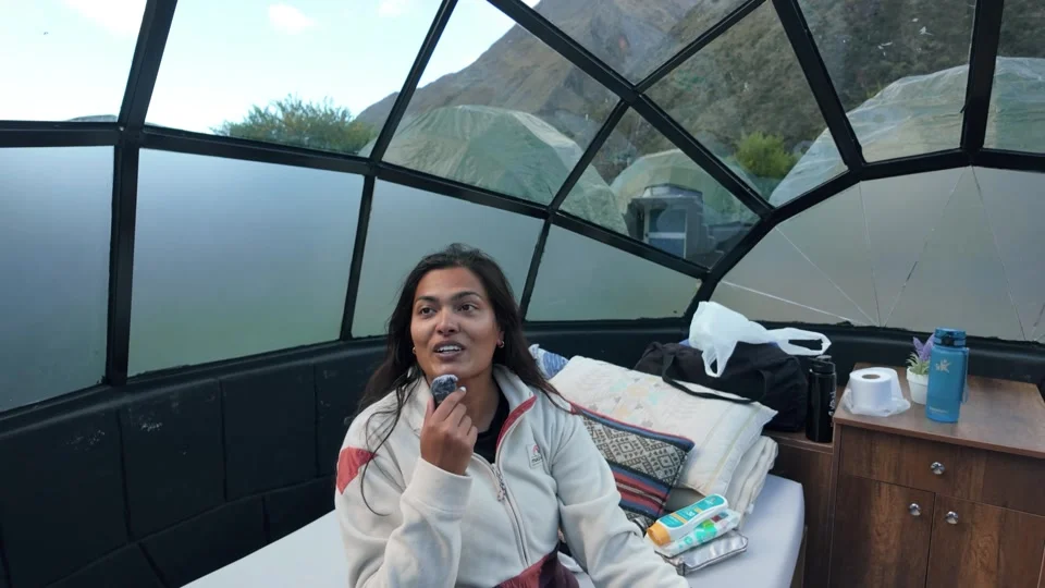 Sky Camp glass domes on the Salkantay Trek