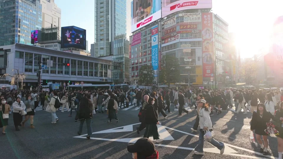 Shibuya Crossing seen from above