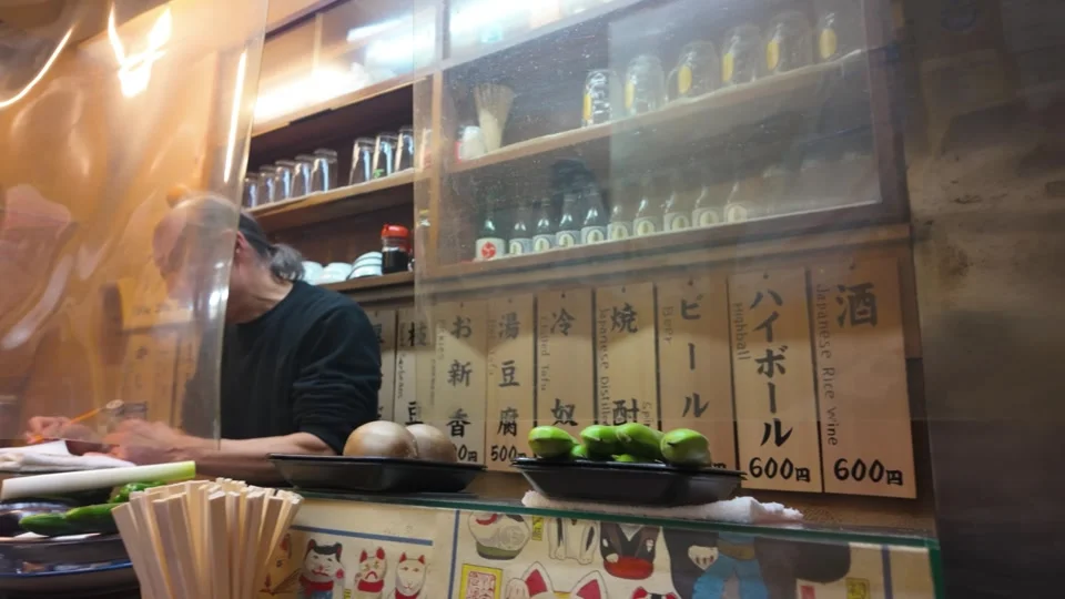 Yakitori stall in Omoide Yokocho, Shinjuku