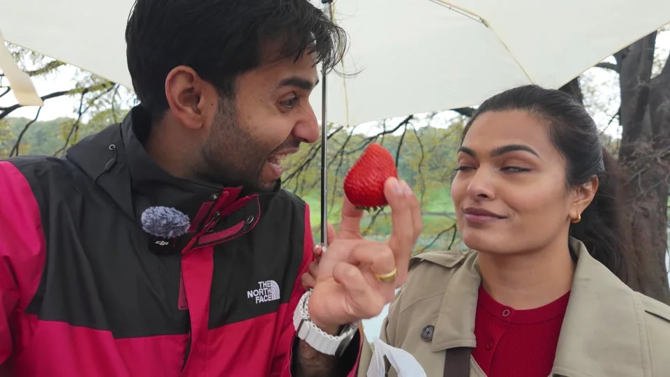 Giant strawberry at Chidorigafuchi, Tokyo